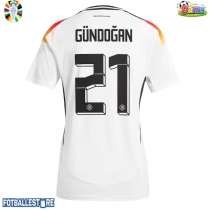 Tyskland Ilkay Gundogan #21 Hjemmedrakt Dame EM 2024 Kortermet